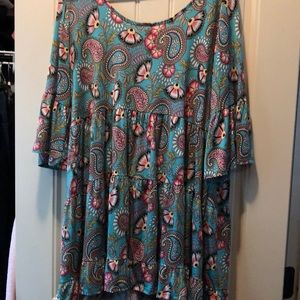 Vision printed tunic